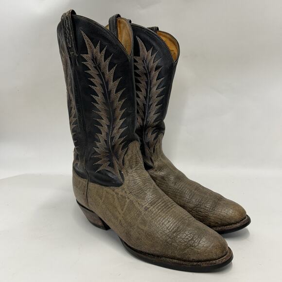 Vintage Tony Lama 8601 Gold Label Cowboy Boots \